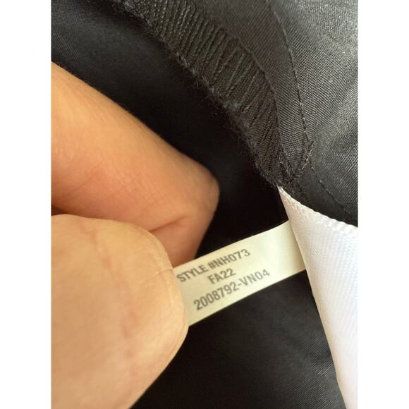 Madewell Black Poplin Puff-Sleeve Sweetheart Neckline Mini Dress size 4 - Picture 15 of 16